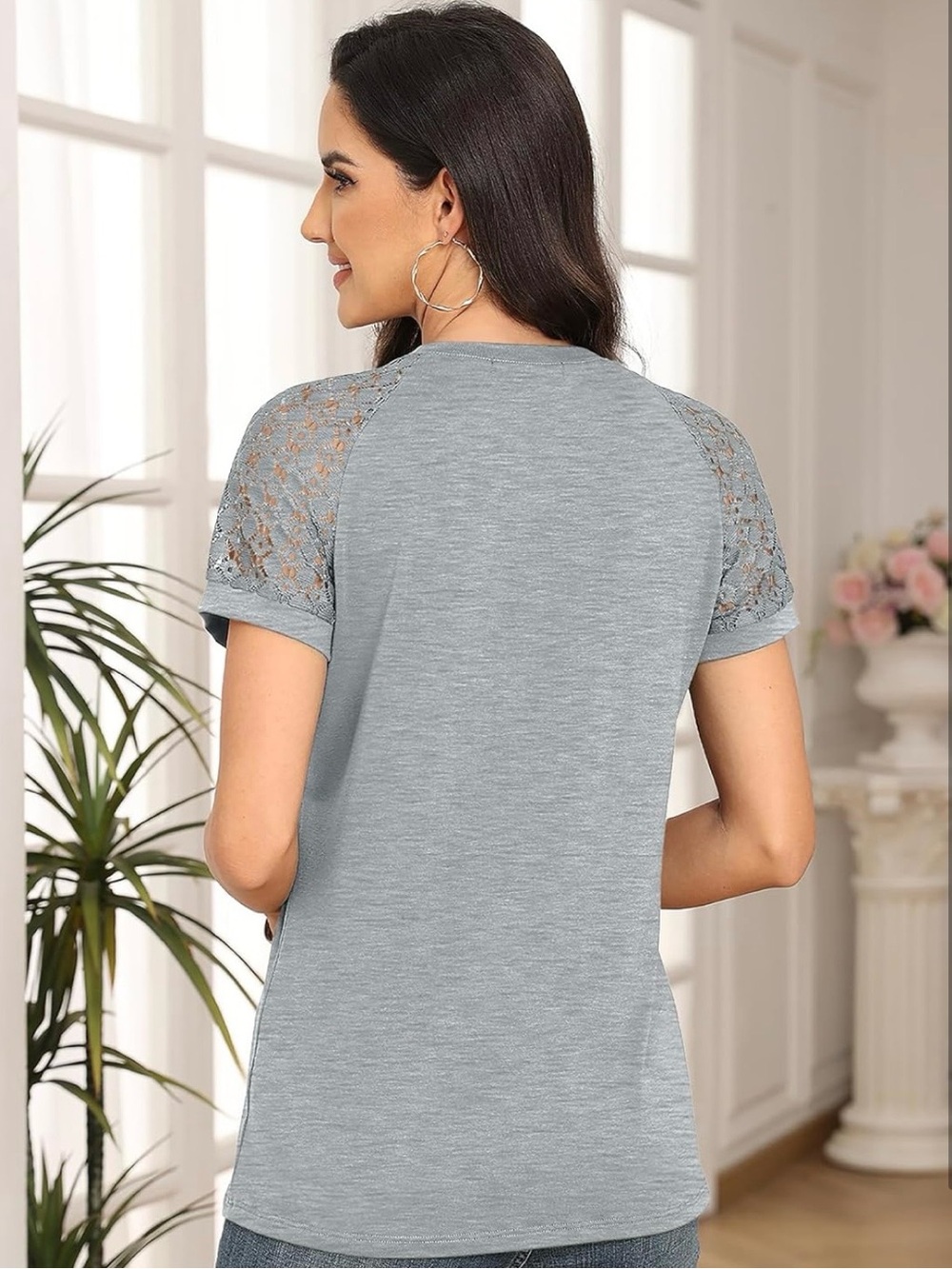 Women's T-Shirt Blouse for Women - Picture 2 of 13